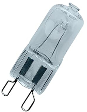 UGEFKMQ Lampada Alogena G9 Lampadine Alogene G9 40W 230V Lampadine Alogene G9 Per Lampada Forno Plafoniere Forno Microonde Conf.5 Pz.,25 W