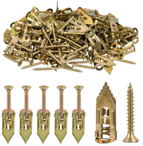OctBird Ancrages Autoperceuses pour Cloison Sèche - 60Pcs avec Vis, Chevilles Murales pour Plaques de Plâtre, 12 x 29 mm