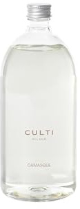 Culti Refill Bottle Damasque aus transparentem Glas Nachfüller für Diffusor, Duftrichtung: würzig, Inhalt: 1000 ml, PREREFDAM1000MTRA0000