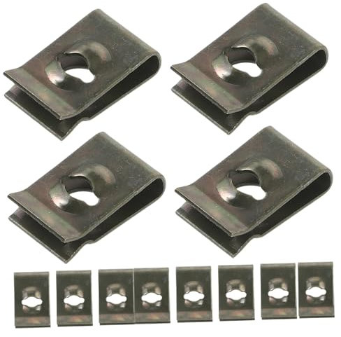 SEWOART 50stücke U-geformte Metall Clips Für Auto Stoßstange Karosserie Befestigungselemente Autoteile Zubehör