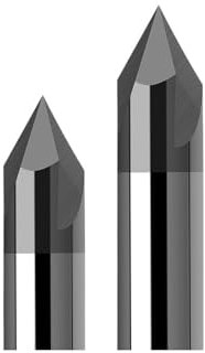 Fasenfräser 60 ° 90 ° 120 ° Fase Schaftfräser 3-12mm Hartmetall Anfasfräsen V Fräser Metall Werkzeugmaschine Teil(1Piece,10X50LX60R)