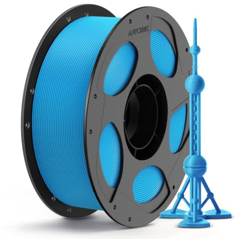 ANYCUBIC PLA+ Filament 1.75mm, PLA Plus, Hohe Zähigkeit, 1KG Türkisblau | Hohe Schlagfestigkeit, Für den Druck funktionaler Bauteile, Einfach zu drucken, Maßgenauigkeit +/-0,02mm