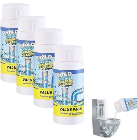 Abflussreiniger Schaum Extra Stark, Leistungsstarkes Rohrreinigungsmittel, WC Reiniger Rohrreiniger Abflussreiniger, Toilettenreiniger Extrem Stark WC Schaumreiniger für Küche und Bad Toiletten