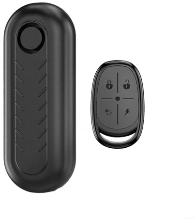 Pumixiy Système d'alarme sans fil pour vélo avec détection de vibration imperméable de 113 dB Sensibilité réglable Antivol Sécurité pour motos électriques et vélos