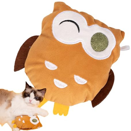 Zestivra Katttuggleksak - rolig söt rolig med slipande katt | stimulerande tillbehör för - mental stimulering jaktspel skrapa golv utomhus resor