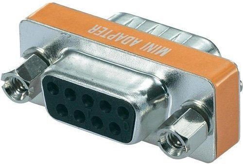 CABLEPELADO Adaptador de Serie DB9 Null Modem Hembra a Hembra | Null Modem DB9 | Adaptador de Cambiador de Género | DB9-H/H | 9 Pines | Pin-out de Tipo Cruzado | Hembra a Hembra