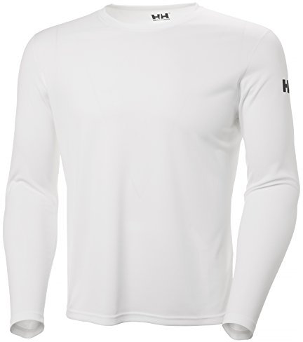 Helly Hansen Men's HH Tech Crew Ls, White, L