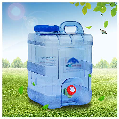 wangk Contenedor De Agua De Camping con Grifo,Refrigerador Botella Bebida Líquido Bebida Estante Recargable,Garrafa Gasolina,Deposito Agua