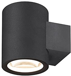 SLV Wandaufbauleuchte OCULUS UP/DOWN WL/Wand-Beleuchtung innen, LED Spot, Aufbau-Leuchte, Wandaufbauleuchte, Wandstrahler / 15.0W 1110lm schwarz dimmbar, 1004670