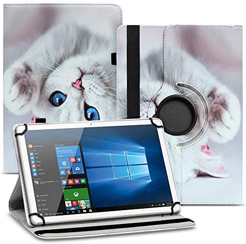 NAUCI Tablet Hülle kompatibel mit Telekom T Tablet 10,4 Zoll Tasche Schutzhülle Case Universal Cover aus Kunst-Leder Standfunktion 360° Drehbar, Farbe:Motiv 11