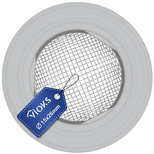 VIOKS Joint de Tuyau d'Alimentation de Machine à Laver 3/4 en Caoutchouc Avec Tamis - Entrée de Tuyau Avec Joint d'Étanchéité