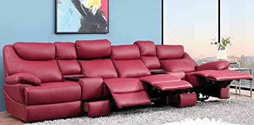 Mapo Möbel Elektrisches Kinosofa mit Bluetooth-Lautsprechern und induktivem Laden 3581eeee-Cup-42MM-206