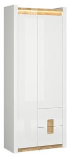 BLACK RED WHITE® Schiebetürenschrank Alameda | Kleiderschrank Schrank Garderobe | im Modern Stil | 82x37 | für Diele & Flur, Schlafzimmer