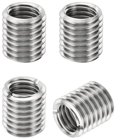 PATIKIL 4Stk Gewinde Adapter Hülse Reduzier Mutter M18x2.5 Männlich auf M14x2 Weiblich Reparatur Einsatz Mutter Schraube Reduzierer Edelstahl Befestiger 20mm