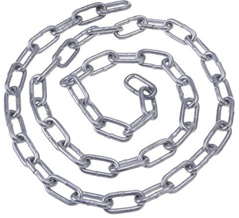 Gatuida Coil Chain Utility 3 M Länge 3 Mm Verzinkte Gliederkette Für Aufhängungen Sicherheitstore