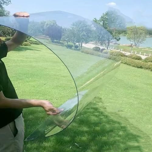 tow000ack Transparente Polycarbonat-Dachplatte,1,2mm Ersatz Kunststoffplatten,Garten Gewächshaus Überdachung Frühbeet Regensichere UV Schutz Abdeckungsplatte,Leicht Schneiden (0,8m x 4m)