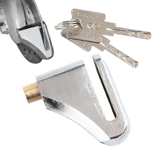 Verrou de frein à disque pour moto | Antivol de disque par galvanoplastie | Antivol en d'aluminium | Anticorrosion Petit frein à disque pour moto scooter