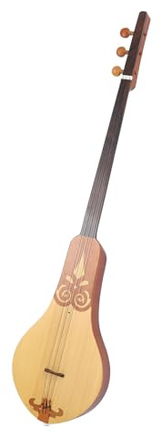 Guitarra Dulcimer, Instrumento Musical de Cuerdas de Guitarra Dulcimer Portátil de 3 Cuerdas para Práctica de Interpretación