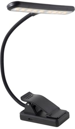Vaguelly Klavierleuchte Led Dimmbare Notenlampe Dreifarbiges Licht Für Piano Ohne Brandname