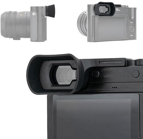 Oculare esteso Q3 43, in morbido silicone per fotocamera, mirino, copertura protettiva appositamente progettata per fotocamera digitale compatta Leica Q3 43 e Q3, accessori per fotocamera Q3 43