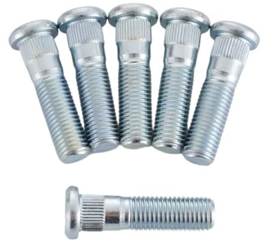 Radbolzen, Radschrauben Radbolzen 10 Stück Auto-Radschrauben M12x1,5 49mm/43mm Länge 12x 1,5mm Radbolzen und EIN 12,3mm(43mm Length 10pcs)
