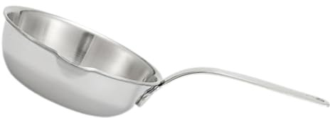 iplusmile Petite Casserole Acier Inoxydable avec Poignée Ergonomique Résistante Haute Température pour Chauffer Lait Verser Huile et Fusion Beurre Ustensile Pratique