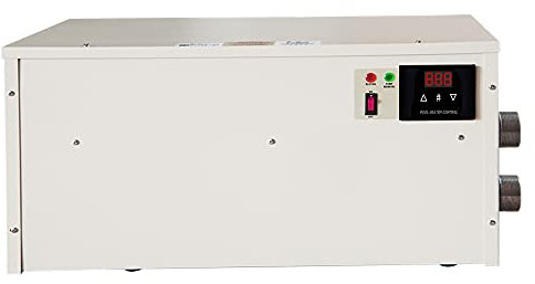 TGHY 380V Professionelle Elektrische Poolheizung Thermostat 45kW 36kW 30kW 24kW 21kW 18kW dreiphasiger digitaler Warmwasserbereiter für Oberirdischen Einbaupool Spa Whirlpool,30 kw
