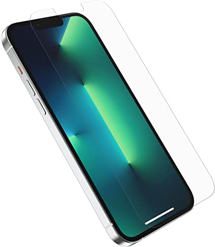 OtterBox Alpha Glass Displayschutz für iPhone 13 Pro Max, gehärtetes Glas, x2 Kratzschutz, antimikrobieller Schutz, Keine Einzelhandelsverpackung