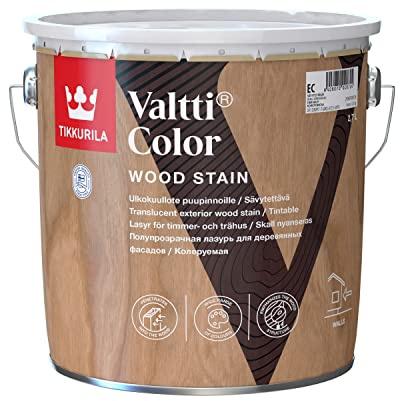 TIKKURILA Valtti Color - Low-Build, Translucent Wood Stain (Solvent-Based) - 3 litres