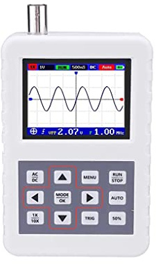 Osciloscopio con pantalla Digital de 2,4 pulgadas, 20 Msa/s, 5 Mhz, ancho de banda analógico, generador de señal profesional, herramienta de electricista
