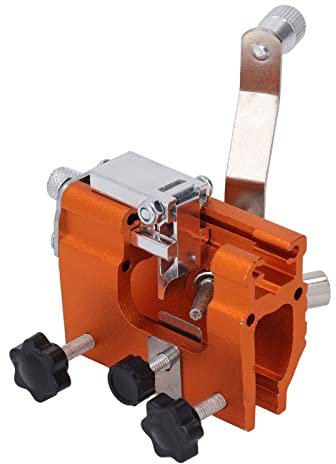 CHICIRIS Kettensäge schärfgerät, Sägekettenschärfgerät, Tragbare Kurbel Kettensägen Schärfvorrichtung Edelstahl Zahnblatt Schleifmaschine Präzises Schärf Set Zum Reparieren