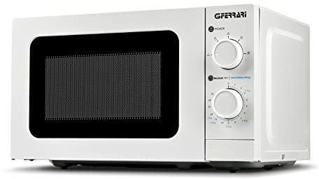 G3 Ferrari G10172 Forno a Microonde Otello, 20 Litri, 700W, Timer 35 minuti, Luce interna, Accessori inclusi, Bianco