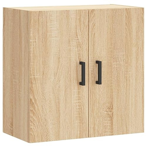vidaXL Armoire Murale, Placard Suspendu avec Rangement, Meuble Flottant de Salon Salle de Séjour Intérieur, Moderne, Chêne Sonoma Bois d'Ingénierie