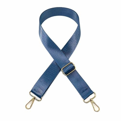 SHTGOI Tasche Schultergurt Verstellbarer Taschengurt(70-138CM) Ersatz Schulterriemen 3.2CM Breit Nylon Taschenriemen Geldbörseriemen Gurte Zubehör für Handtasche Tragetaschen Umhängetaschen Blau