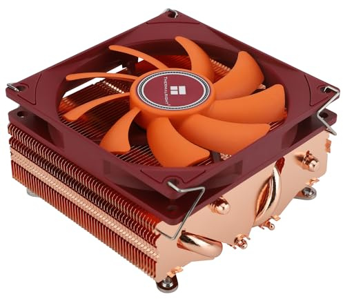 Thermalright AXP90-X53 Full Cooper Low Profile CPU Cooler ITX, with 92mm TL-9015R Slim PWM Fan ITX CPU Cooler, AGHP Technology, 53mm Height,for AMD AM4 AM5/Intel 1700/1150/1151/1200(AXP90 X53 Full)