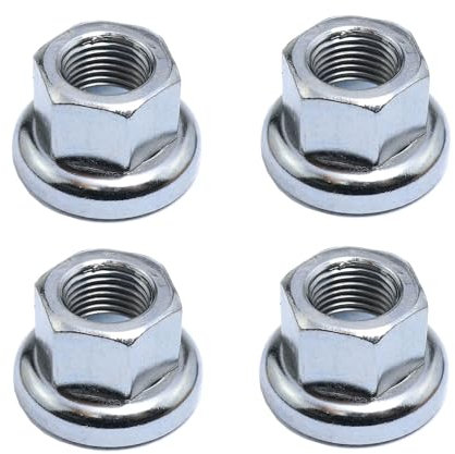 Meuey Lyot M10 Bike Wheel axle nut Bicycle axle nut Bike axle nut Bike axle locknut Bicycle hub Shaft Nuts -4PCS