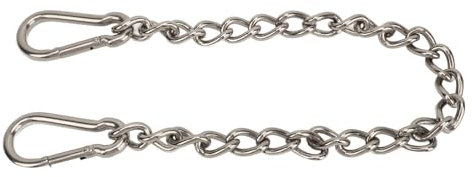 HELEVIA Catena di Prolunga per Sacchi di Sabbia, Resistente alla Ruggine, Ad Alta capacità di Carico, Catena per Sedia Sospesa Regolabile in Acciaio Inossidabile per Sedia Amaca da