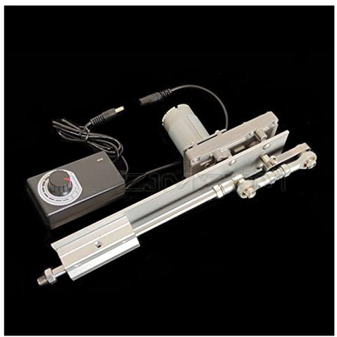 Reciprocating Cycle Linear Motor DC 12V/24V Gear Adjustable Telescopic Motor DIY Motor with Speed Controller Stroke 3-15CM DIY & Tools(45RPM,OneColor)