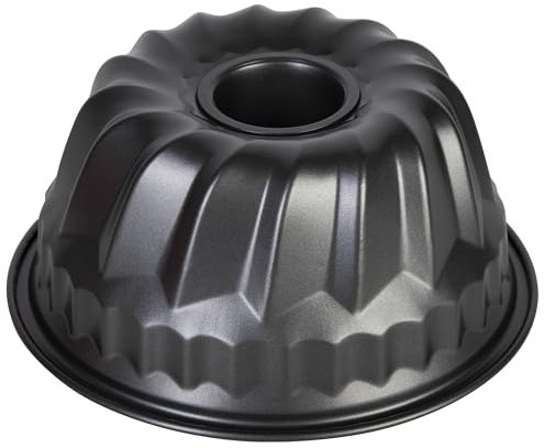 wenco Mini stampo per ciambella, 18 cm, rivestimento antiaderente di alta qualità, acciaio resistente, distribuzione uniforme del calore, grigio classico, ideale per torte piccole, facile da pulire