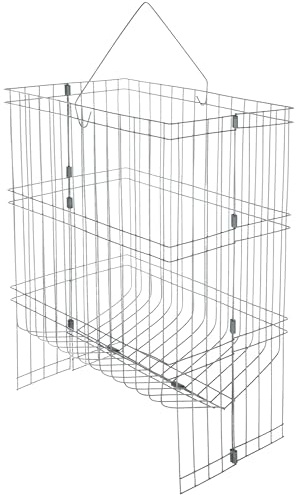 Kerbl Kleintierraufe klein – Metall, Silber (Abmessung 36 x 24 x 50 cm, Gewicht 0,22 kg) 73199