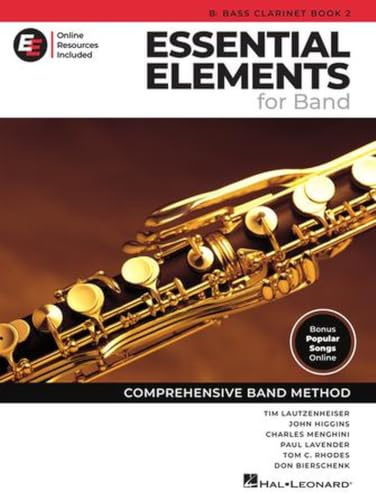Essential Elements for Band – Bb Bassklarinette Buch 2 mit EEi Online-Ressourcen | Klarinetten Songbook und Noten mit 250+ Video-Lektionen und ... | Umfassende Band-Methode: With Eei