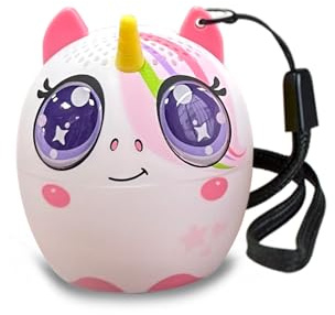 Bontempi | Mini Lautsprecher Wireless Einhorn | Einfache und Schnelle Drahtlose Verbindung, Ideal für Partys und Kinder, 300x200x195mm