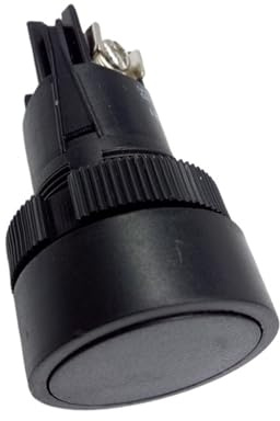 1 interruptor pulsador momentáneo de 22 mm, rojo, verde, azul, amarillo, negro y, normalmente abierto/normalmente cerrado, XB2-EA142 XB2-EA131(Black)