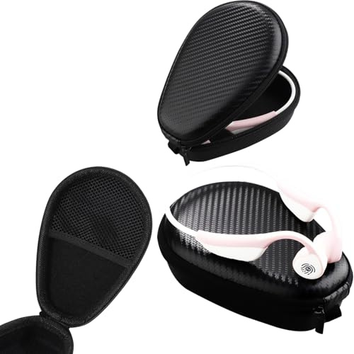 KZIOACSH Case for Aftershokz Aeropex AS800/AS600/AS650, Full Body Protection Portable Over-Ear Headphones EVA Carrying Storage Box Lightweight Waterproof Protective Hard Shell