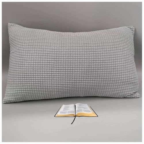 ZZDZW Stretch Kissenbezüge 40x70 40x60 50x70 Kord Kissenbezug, Sofa Pillow Cases Groß Sofakissen Bezug Kissenhülle Couchkissen Zierkissenbezug Mit Reißverschluss,Waschbar(Hellgrau,40x70 cm)