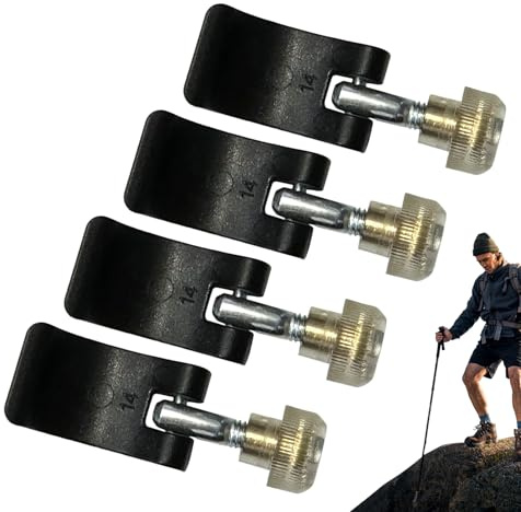 Trekkingstöcke Ersatzteile - Verriegelungsgriff Für Wanderstock,Kletterstock Zubehör Befestigungsklemme Für Bergsteigen Wandern Outdoor Und Klettern
