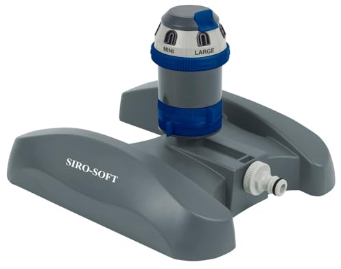 Siro-Soft Rundregner mit 6 Düsen Rasensprenger Regner Sirosoft