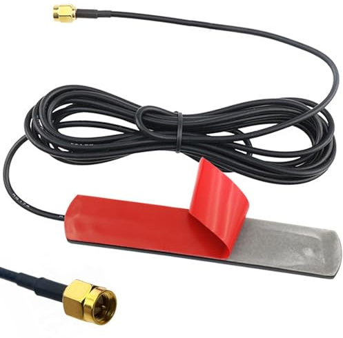 Dab+ Antenne Splitter Smb Adapter, Dab-Empfang Windschutzscheiben Antenne, Digital Scheibenantenne Mit Smb Adapter Und 3 Meter Kabel, Für Dab-Empfang,Auto Radio,Kompatibel Mit Technisat Pioneer Sony