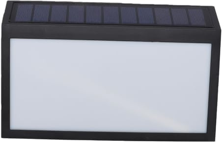 Matybobe Luce Solare per Numero Civico Targa per Indirizzo Impermeabile Numeri Civici Illuminati a LED 6000K 3000K IP44 Luce Ad Energia Solare con Batteria Ricaricabile Integrata