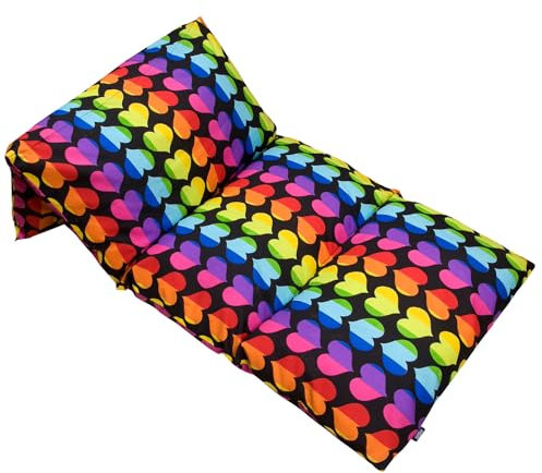 Wildkin Kinder-Kissen Lounger für Jungen und Mädchen, Reise freundlich und ideal als Kissen Bett für Sleepovers, Benötigt 4 Standardgröße Kissen (Nicht enthalten)